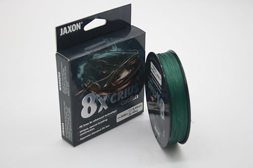 Geflochtene Schnur Jaxon Crius Catfish 8X 300m grün Welschnur Waller (0,50mm / 100kg) von Exar