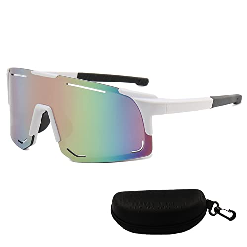 Exbrith Fahrrad Brillen Herren, Schnelle Brille, Rennrad Brille, Sonnenbrille Herren, Fahrrad Sonnenbrille, Radsportbrille, UV400-Schutz für Outdoor-Aktivitäten Radfahren Exbrith Fahrrad Brillen Herren, Schnelle Brille, Rennrad Brille, Sonnenbrille Herren, Fahrrad Sonnenbrille, Radsportbrille, UV400-Schutz für Outdoor-Aktivitäten Radfahren von Exbrith