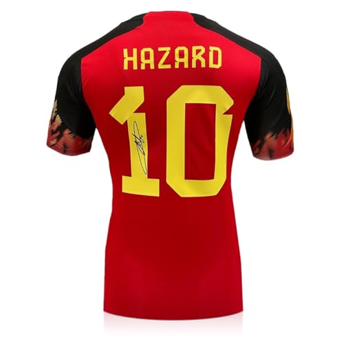Exclusive Memorabilia Belgisches Fußballtrikot, signiert von Eden Hazard von Exclusive Memorabilia