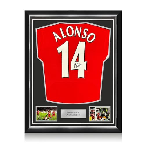 Exclusive Memorabilia Liverpool 2005 Trikot signiert von Xabi Alonso: 14. Superior Rahmen von Exclusive Memorabilia