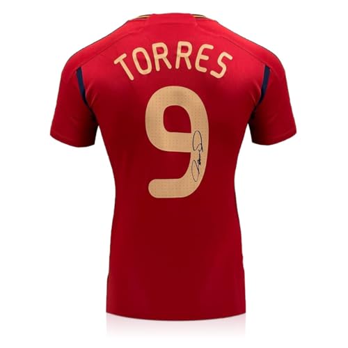 Exclusive Memorabilia Spanien-Fußballtrikot, signiert von Fernando Torres von Exclusive Memorabilia