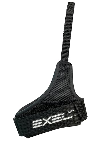 EXEL | Nordic Walking Handschlaufe Fusion2 (1 Paar) schwarz, Daumenloch Schlaufe (S) von Exel