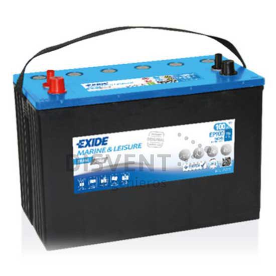 Exide 12v/100ah 720 Cca Dual Agm Ep900 Battery Durchsichtig von Exide