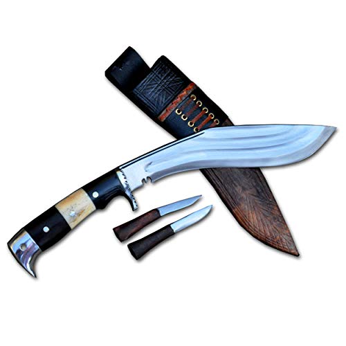 25 cm Klinge Handgeschmiedetes Kukri-handgemachtes Messer-Campingmesser-Jagdmesser-Landwirtschaftsmesser-10 Zoll amerikanischer Adler Kukri aus Nepal 25 cm Klinge Handgeschmiedetes Kukri-handgemachtes Messer-Campingmesser-Jagdmesser-Landwirtschaftsmesser-10 Zoll amerikanischer Adler Kukri aus Nepal von Exotic Nepal