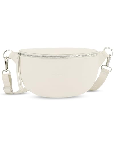 Expatrié Bauchtasche Damen Weiß - Alice Small - Gürteltasche für Festival, Reisen & Alltag aus Veganem Leder - Brusttasche Stylisch - Wasserabweisend Expatrié Bauchtasche Damen Weiß - Alice Small - Gürteltasche für Festival, Reisen & Alltag aus Veganem Leder - Brusttasche Stylisch - Wasserabweisend von Expatrié