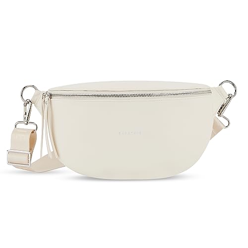 Expatrié Bauchtasche Damen Weiß - Alice Medium - Gürteltasche für Festival, Reisen & Alltag aus Veganem Leder - Brusttasche Stylisch - Wasserabweisend Expatrié Bauchtasche Damen Weiß - Alice Medium - Gürteltasche für Festival, Reisen & Alltag aus Veganem Leder - Brusttasche Stylisch - Wasserabweisend von Expatrié
