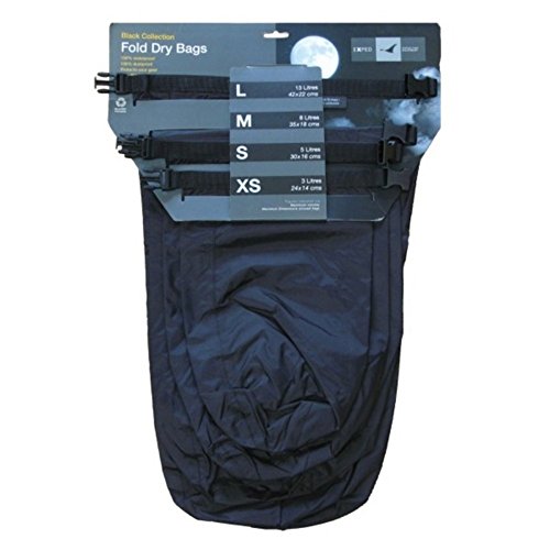 Exped Fold Dry 4er Pack Drybag One Size Black von Exped
