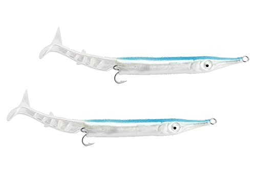 2-teiliges Set Aguglia 13 cm aus Silikon mit Drilling 2-teiliges Set Aguglia 13 cm aus Silikon mit Drilling von Expert Predator