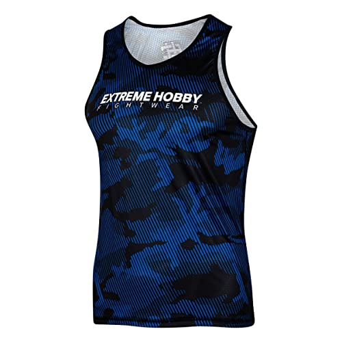 EXTREME HOBBY Tanktop Rashguard, Tank Top Herren, Muskelshirts Herren, Unterhemd, Fitness Shirt, Sleeveless, Running, Schnell Trocknend von EXTREME HOBBY