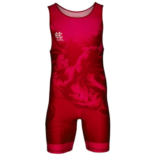 Extreme Hobby Ringertrikot für Männer Black Armour professioneller Ringeranzug, Wrestling-Bekleidung, Ringer-Shirt für Männer, Wrestling Singlet, Farbe: ROT, Größe: 2XL Extreme Hobby Ringertrikot für Männer Black Armour professioneller Ringeranzug, Wrestling-Bekleidung, Ringer-Shirt für Männer, Wrestling Singlet, Farbe: ROT, Größe: 2XL von EXTREME HOBBY TM