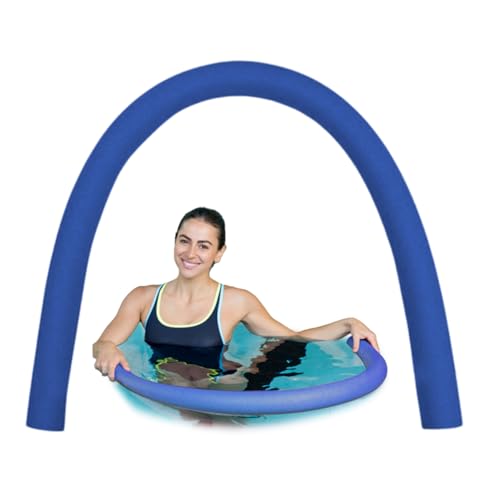 Pool -Nudeln 2,6 x 60 Zoll hohl Schaumbad Schwimmnudel Leichte Schaum -Nudeln für Kinder schwimmende Poolnudeln Blau. von Eyccier