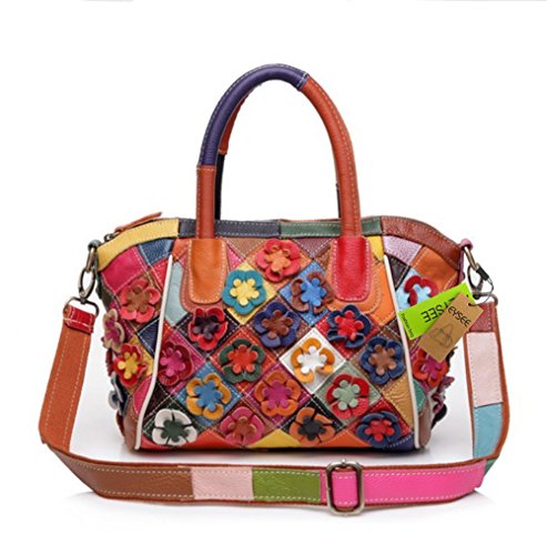 Eysee Handtasche Damen Leder-Umhängetasche Damenhandtasche Henkeltaschen Schultertasche aus echtem Leder bunt 2019 NEU Eysee Handtasche Damen Leder-Umhängetasche Damenhandtasche Henkeltaschen Schultertasche aus echtem Leder bunt 2019 NEU von Eysee