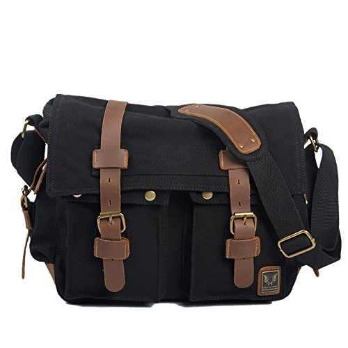 Eysee Kameratasche SLR-Tasche Herren aus Canvas mit Leder - Schultertasche Umhängertasche für Kamera Eysee Kameratasche SLR-Tasche Herren aus Canvas mit Leder - Schultertasche Umhängertasche für Kamera von Eysee