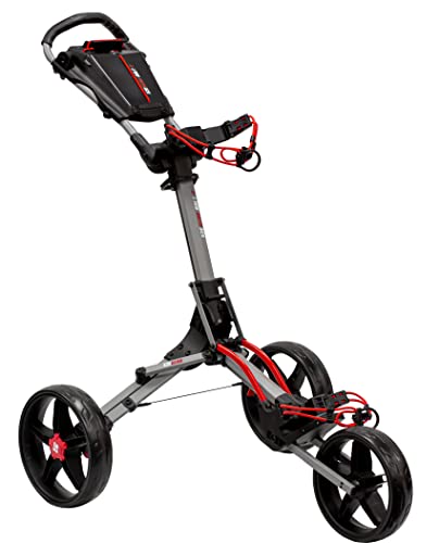 EzeGlide Unisex-Adult Bolt2 Golf Trolley, Mattgrau und rot, Einheitsgröße von EZE Glide