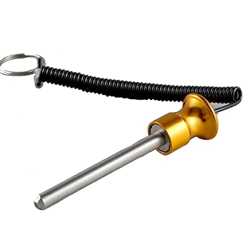 Ezweiji Gewicht Stapel Pin, Magnetischer Gym Gewichtsstapelstifte Krafttrainingsgerät zubehör für Gym Krafttraining (Gelb 10mm*125mm) von Ezweiji