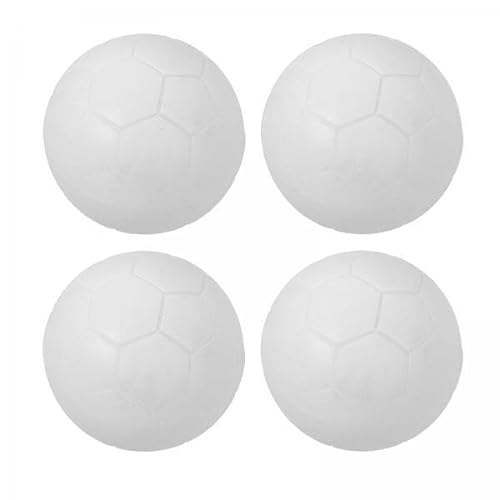 F Fityle 2X 4 Stück Klassische Tischfußballbälle, 36 Mm Weiße PP für Spiele Kickermaschine Kinder Ersatzzubehör von F Fityle