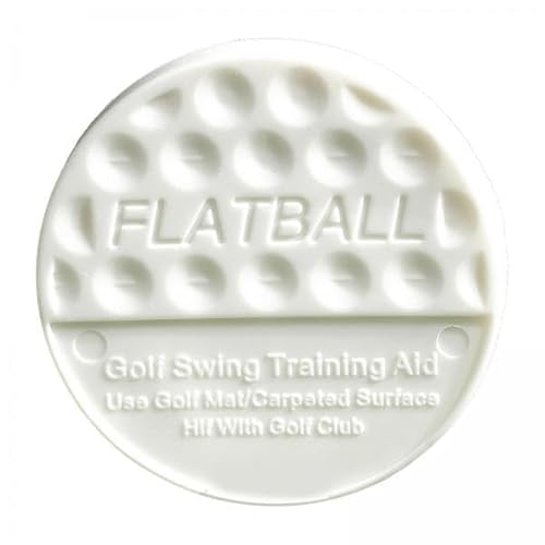 F Fityle 2X Flacher Golfball Zur Verbesserung Der Genauigkeit, Geschenk Golf Übungsball für Den Innen Und Außenbereich F Fityle 2X Flacher Golfball Zur Verbesserung Der Genauigkeit, Geschenk Golf Übungsball für Den Innen Und Außenbereich von F Fityle