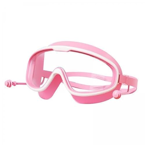 F Fityle 2X Schwimmbrille für Kinder, Schwimmbrille mit Ohrstöpsel, Tragbare, Bequeme Ohrstöpsel Brille, Antibeschlag Brille, für Das Freibad von F Fityle