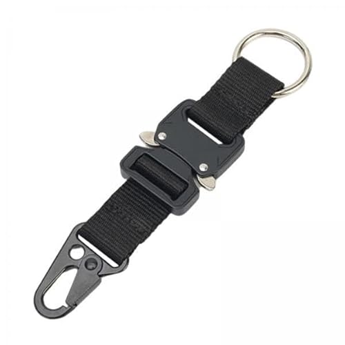 F Fityle 3 X Schnellverschluss Schlüsselanhänger, Kletterschnalle, Metallschnalle, Schlüsselanhänger, Gurtband, Karabiner, Schlüsselanhänger, Camping Schlüssel von F Fityle