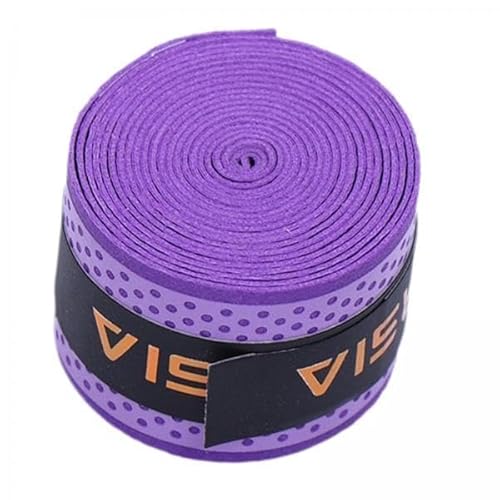 F Fityle 3X Badminton Schläger Griffband Perforiert Weiche Schweiß Sport Band Tennis Overgrip Band für Angelrute Tischtennis Pickleball von F Fityle