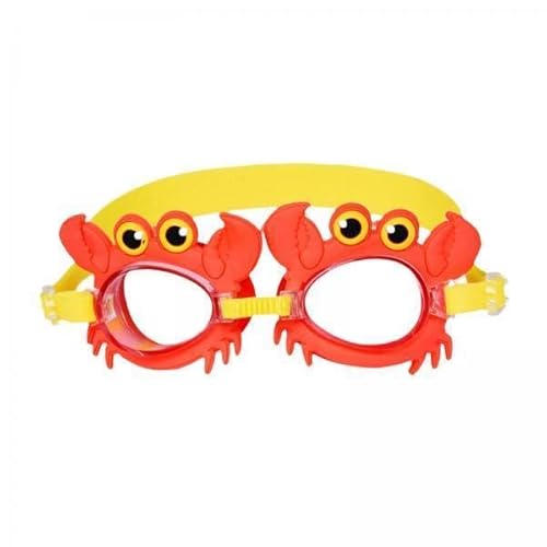 F Fityle 3X Schwimmbrille für Kinder, Schwimmbrille mit Cartoon Motiv, Anti Beschlag, Verstellbares, Schwimmbrille für Wassersport von F Fityle