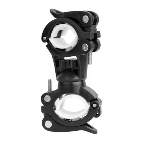 F Fityle 3X Stahl Fahrradlichthalterung, Universal Fahrrad LED Lichthalterung 360 Rotation Clip Zange Zum Radfahren, Reiten von F Fityle