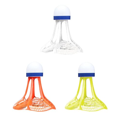 F Fityle 3X Winddicht Badminton Badminton Federbälle Tragen Beständig Stabile Sport Training Badminton Bälle für Garten Strände, Gemischte Farben F Fityle 3X Winddicht Badminton Badminton Federbälle Tragen Beständig Stabile Sport Training Badminton Bälle für Garten Strände, Gemischte Farben von F Fityle