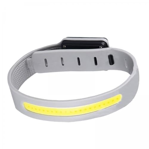 F Fityle 4X Armband Lichter für Nächtliche Spaziergänge, Beleuchtetes Armband, COB Gürtel, Wiederaufladbar, Leicht, Armband Licht für Spaziergänge, Sport, von F Fityle