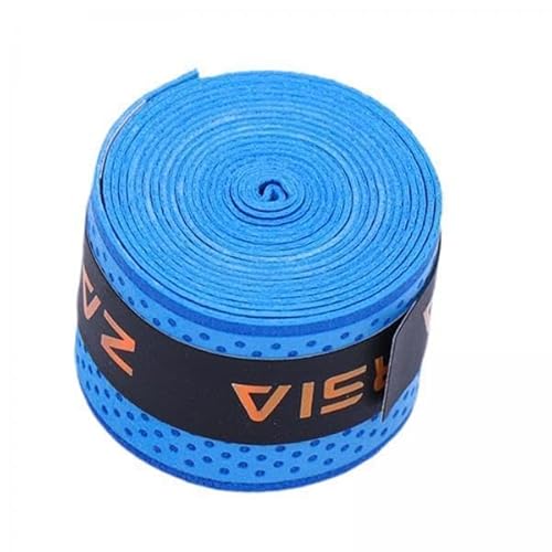 F Fityle 4X Badminton Schläger Griffband Perforiert Weiche Schweiß Sport Band Tennis Overgrip Band für Angelrute Tischtennis Pickleball von F Fityle