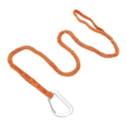 F Fityle 4X Kajakpaddel Leine, Kajak Stangen Leinen, 1,5–2,1 m, Premium Paddelhalter Lanyard, Dehnbarer Gurt Zum Kanufahren, Bootfahren, Surfen von F Fityle