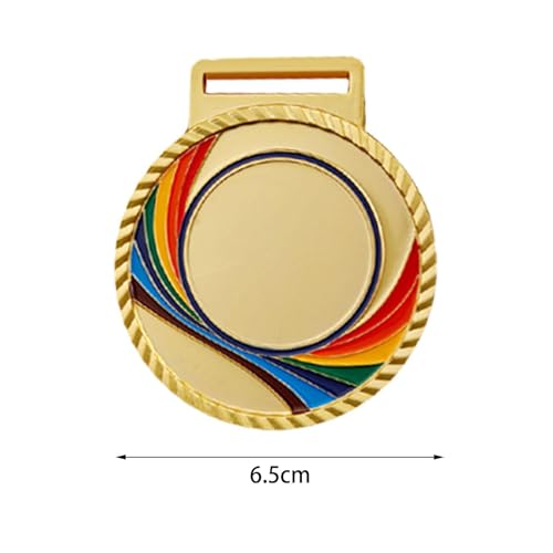 F Fityle 4X Medaille für Der Auszeichnung, 1., 2. Und 3. Preis, Geschenk Trophäe mit Halsband für Spiele, Baseball, Veranstaltungen, Party, Fußball von F Fityle