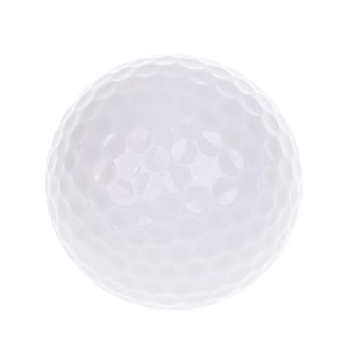 F Fityle 5xGlow in Dark Bunte LED Licht Up Golf Ball Offizielle Größe Turnier Ball, Weiß, 5 STK. von F Fityle