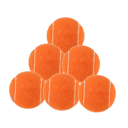 F Fityle 6pcs Tennisbälle 64mm Dia Übung für Anfänger Trainingställe für Indoor Spielen Enthusiasten Outdoor -Anfänger, Orange F Fityle 6pcs Tennisbälle 64mm Dia Übung für Anfänger Trainingställe für Indoor Spielen Enthusiasten Outdoor -Anfänger, Orange von F Fityle