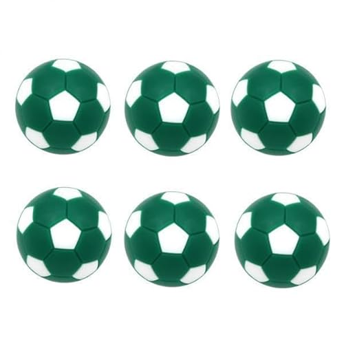 F Fityle 6x6 Stücke 32mm Tisch Fußball Fußball Foosball Bälle Fussball Ersatz Grün, Grün, 4 Stück von F Fityle