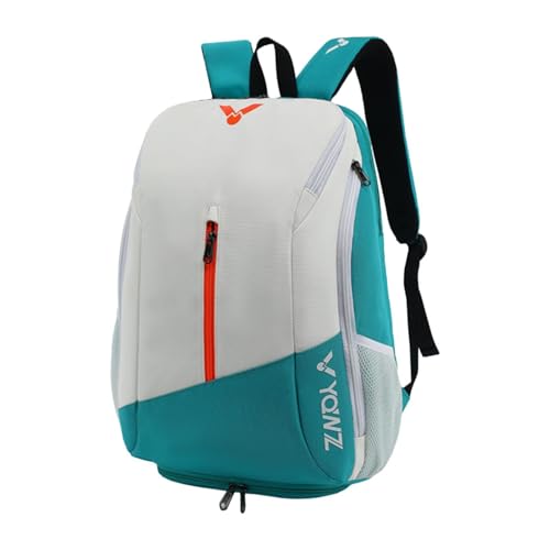 F Fityle Badminton Rucksack Frauen Männer Tennis Rucksack für Bälle Zubehör Tennis, Blauer See von F Fityle