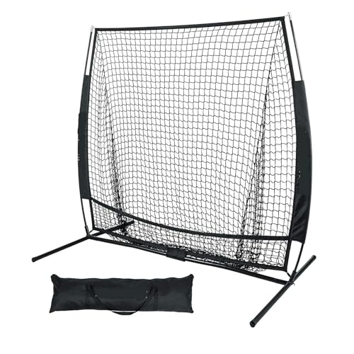 F Fityle Baseballnetz-Set, Baseball-Übungsnetz, stabiles Baseball-Softball-Übungsnetz, Ersatznetz für Baseball von F Fityle