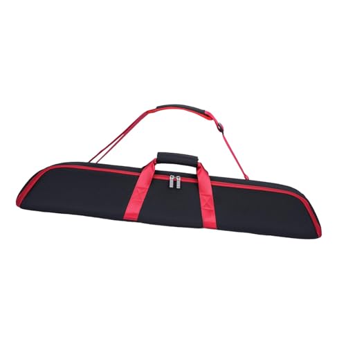 F Fityle Billard Queue Tasche Billard Queue Tasche Organizer Billard Zubehör Tragbare Griff Billard Stick Lagerung Tasche Schützen Beutel, Rot von F Fityle