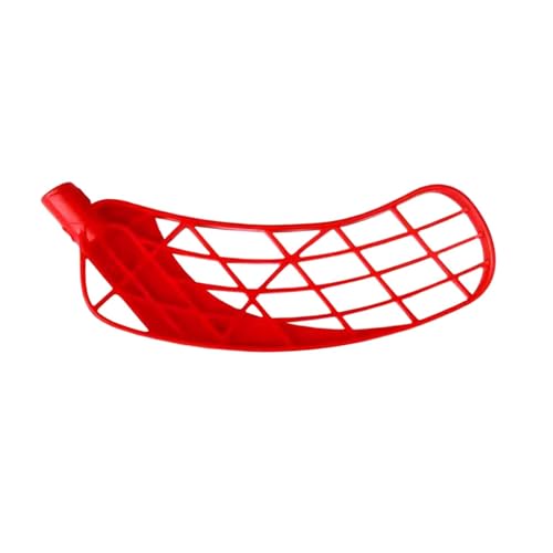 F Fityle Ersatzklinge für Unihockeyschläger, leichte PE-Teile für Unihockeyschläger, Klinge für Inline-Hockeyschläger, professionell, hohl, Rote Linke Hand von F Fityle