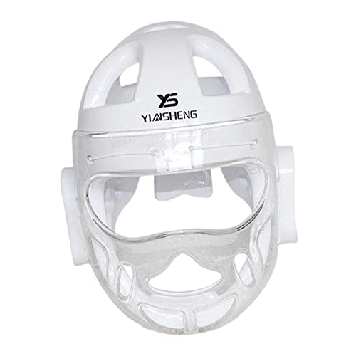 F Fityle Erwachsene Kopfbedeckung belüfteter wasserdichter MMA Kampfsport Gesichtsschutz Sport Kopfschutz für Taekwondo Training Sparring Boxen, Weiß, XL F Fityle Erwachsene Kopfbedeckung belüfteter wasserdichter MMA Kampfsport Gesichtsschutz Sport Kopfschutz für Taekwondo Training Sparring Boxen, Weiß, XL von F Fityle