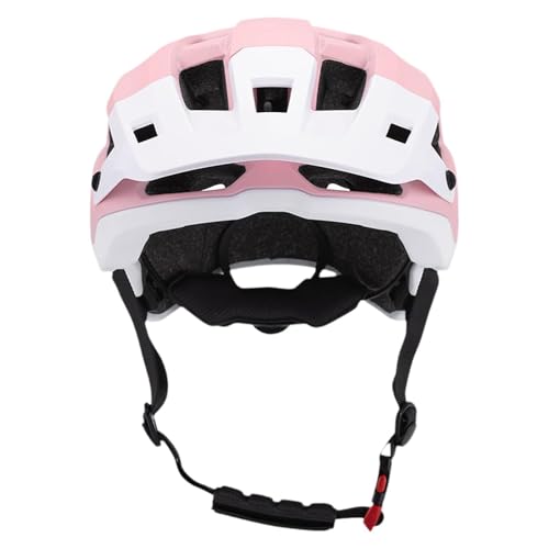 F Fityle Fahrradhelm für Erwachsene, Fahrradhelm, Verstellbarer Kopfumfang, leicht, für Männer und Frauen, Radfahrerhelm, Mountainbike-Helm, Rosa Weiß von F Fityle