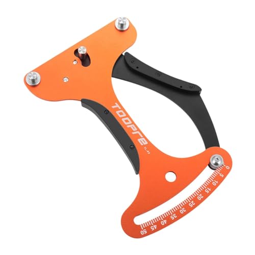 F Fityle Fahrradspeichenspannungsmesser, Fahrradspeichenmesswerkzeug, professionelles Messwerkzeug, Mountainbike-Felgeneinstellungs-Tensiometer, Orange von F Fityle