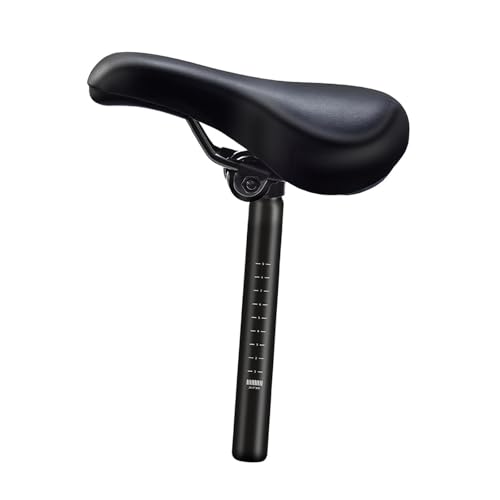 F Fityle Kinder-Fahrradsattel-Ersatz, verschleißfester Fahrradsitz für Jungen und Mädchen, PU-Kinderfahrradsitz zum Radfahren, Saddle W 28.6mm Post von F Fityle