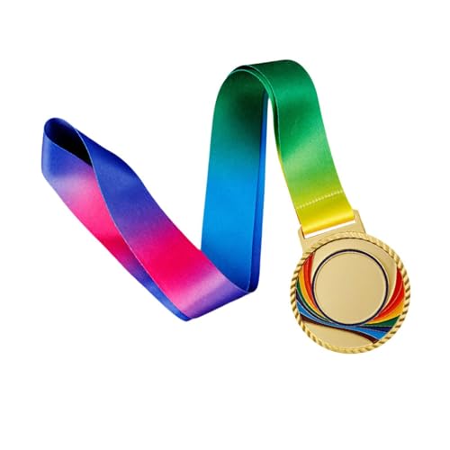 F Fityle Medaille für der Auszeichnung, 1., 2. und 3. Preis, Geschenk-Trophäe mit Halsband für Spiele, Baseball, Veranstaltungen, Party, Fußball, Gold von F Fityle