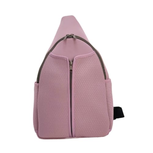 F Fityle Pickleball-Tasche mit Reißverschlüssen, Sporttasche, multifunktionaler Pickleball-Schlägerträger, Rosa von F Fityle