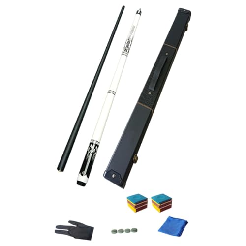 F Fityle Pool-Queue-Set, Snooker-Queue, 13 mm Spitze, mit Tragetasche und Kreiden, Billard-Stick-Set, Pool-Stick für begeisterte Billard-Fans, Flanelletui von F Fityle