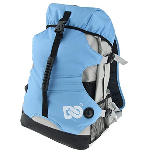 F Fityle Quad Skate Und Inline Skate Sport Rucksack, Premium Tasche, Um EIS/Rollen/Inline Skating Und Sportgeräte zu, Blau F Fityle Quad Skate Und Inline Skate Sport Rucksack, Premium Tasche, Um EIS/Rollen/Inline Skating Und Sportgeräte zu, Blau von F Fityle