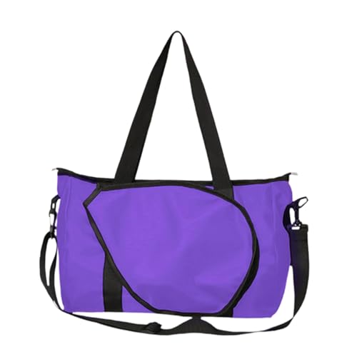 F Fityle Tennis-Einkaufstasche, Tennis-Umhängetasche, Wasserabweisende Ausrüstung, Schlägeraufbewahrung, Schläger-Tragetasche, Tennisschlägertasche, Handtasche, Lila von F Fityle