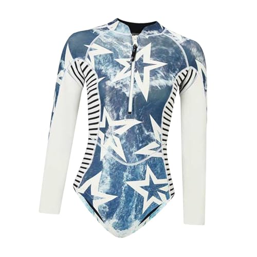 Frauen Neoprenanzug Langarm Front Zip Sommer Scuba Tauchen Anzug für Kanu Tauchen, XL von F Fityle
