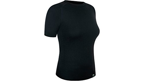 F-lite Damen Funktionsunterwäsche Organic Bamboo T-Shirt Woman, Black, L, 12-1800-7-3-0002 von F-lite