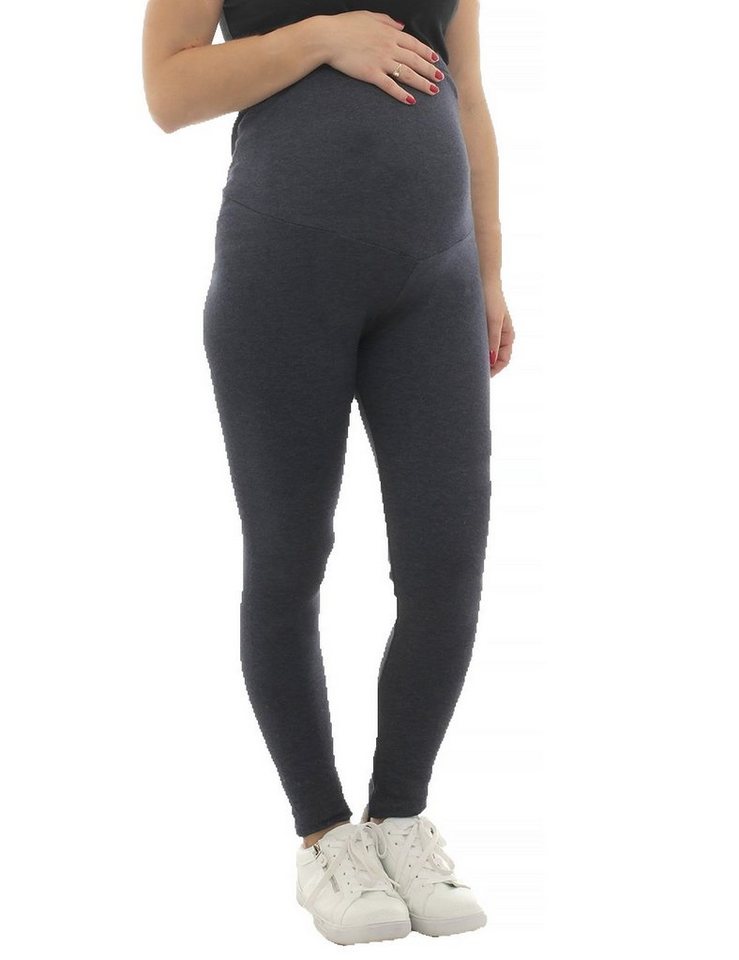 F&K-Mode Umstandsleggings Umstand Leggings Thermo Fleece innen Hose lang von F&K-Mode